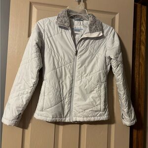 Women’s size XS White Columbia Coat